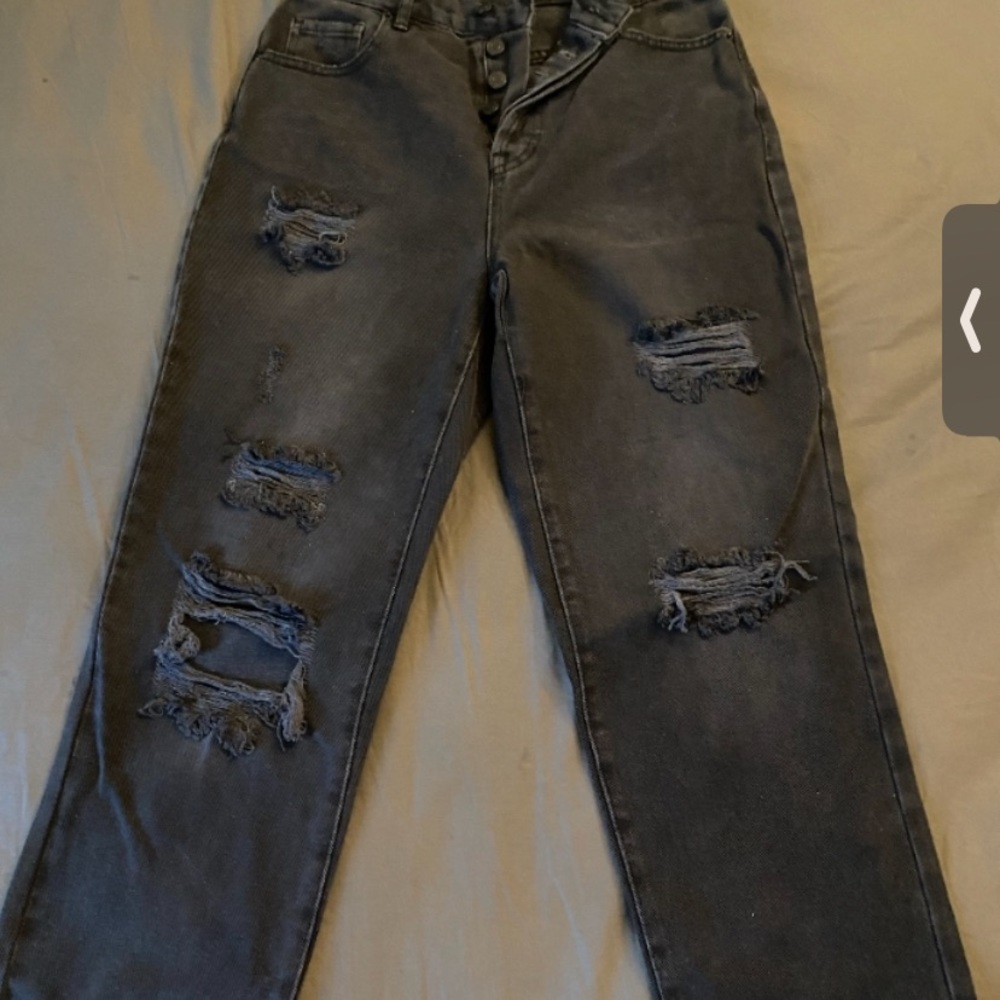 PacSun Black High Rise Straight Leg Jeans Size 25